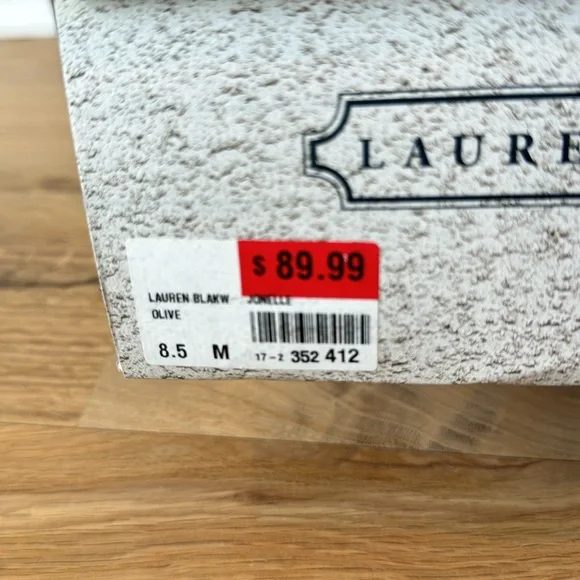 EUC • Lauren Blackwell • Janelle Wedge Bootje • Olive • 8.5 - Picture 2 of 5